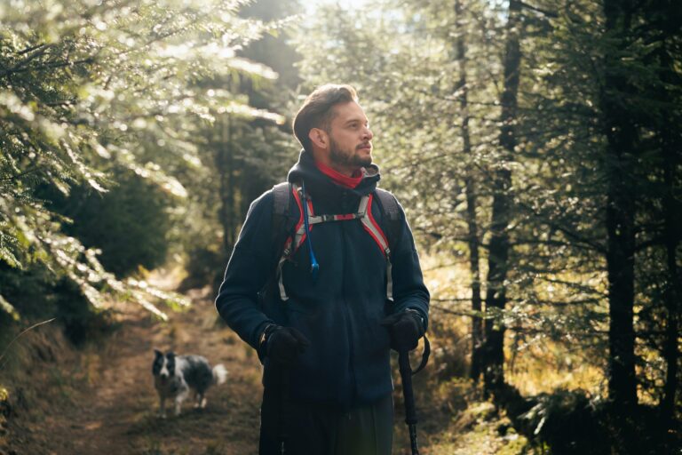 Man Hiking