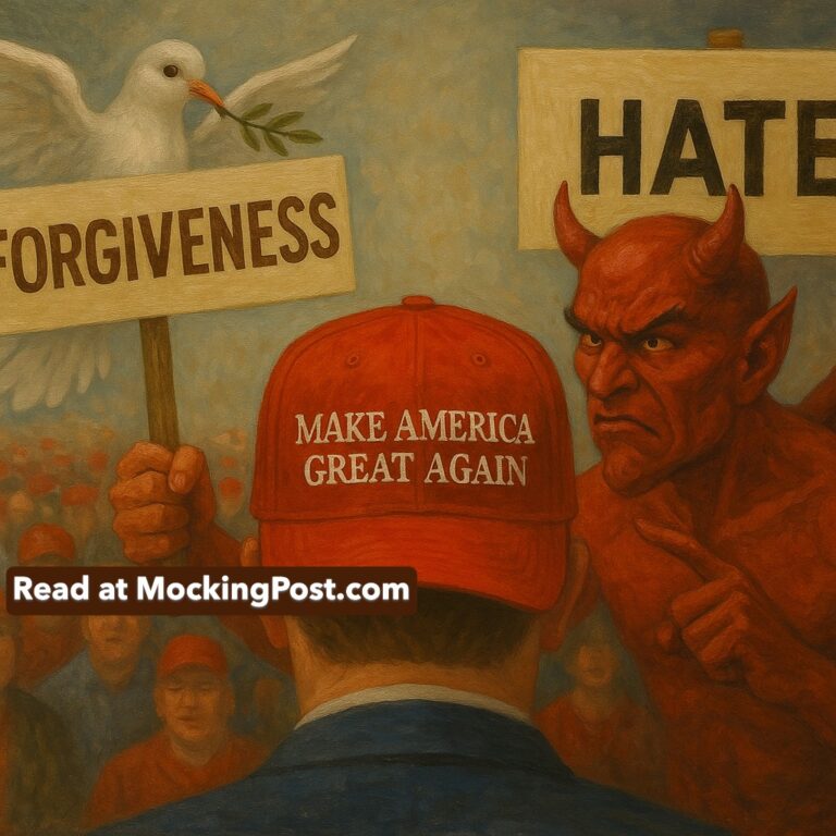 MAGA Crowd Cheers Both Forgiveness and Hate, Hypocrisy as Love Language