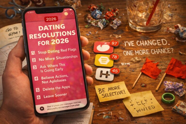 Dating Resolutions for 2026 Made by People Who Will Ignore Them by February