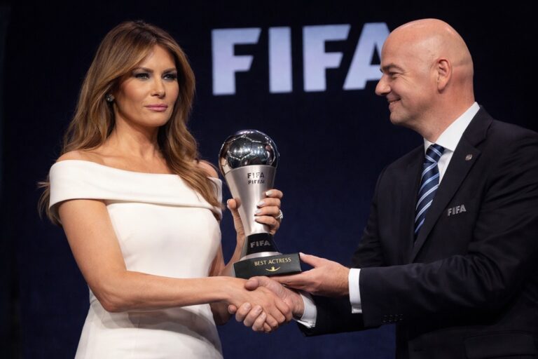 Melani Trump Receives FIFA Best Actress Award