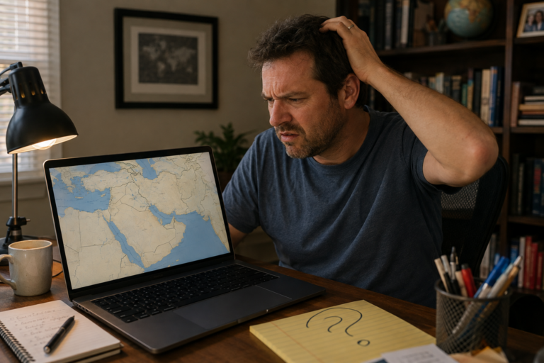 Local Man Discovers He Has Opinion on Strait of Hormuz, Cannot Locate It on Map
